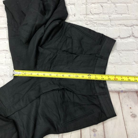 Vintage Isabel Ardee Women Pleated Trouser Dress Pants Size 6 Linen Blend M126 8 - Picture 6 of 16